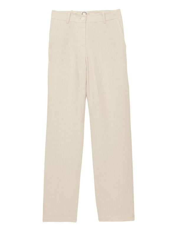 ines de la fressange Pantalon Francisco en lin sable