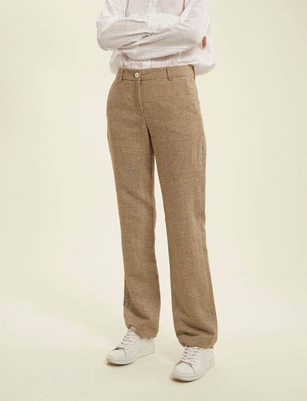 Ines De La Fressange Pantalon Francisco Pied-de-poule