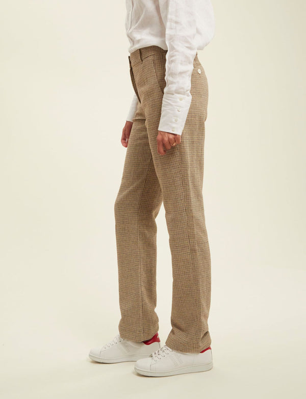 Ines De La Fressange Pantalon Francisco Pied-de-poule