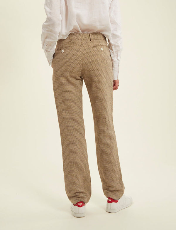 Ines De La Fressange Pantalon Francisco Pied-de-poule