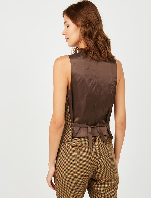 Ines De La Fressange Pantalon Francisco Pied-de-poule