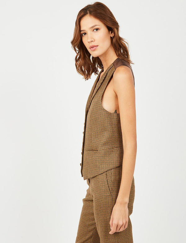 Ines De La Fressange Pantalon Francisco Pied-de-poule