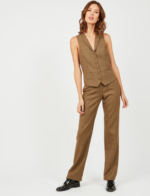 Ines De La Fressange Pantalon Francisco Pied-de-poule