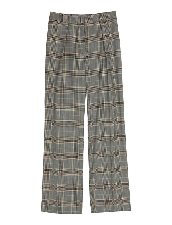 ines de la fressange Pantalon Hector imprimé Prince de Galles