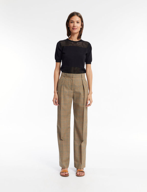 Ines De La Fressange Pantalon Hector Prince De Galles
