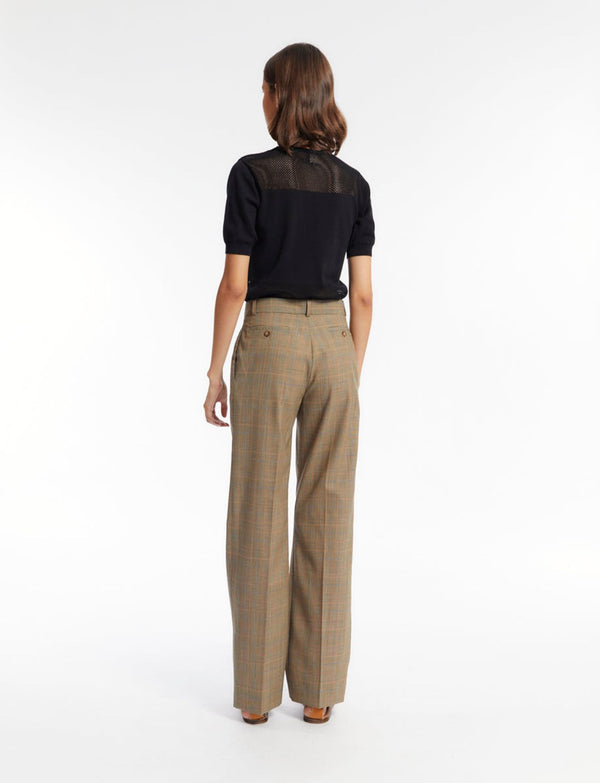 Ines De La Fressange Pantalon Hector Prince De Galles