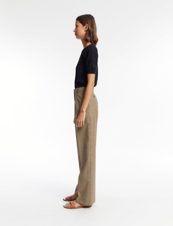 Ines De La Fressange Pantalon Hector Prince De Galles