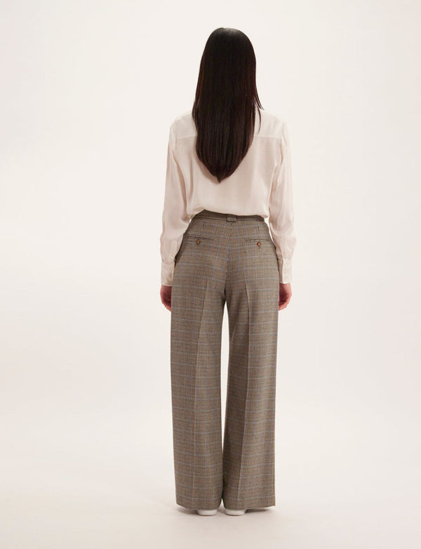 Ines De La Fressange Pantalon Marlène Pied-de-poule