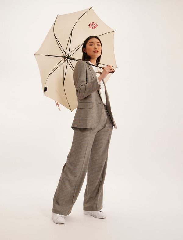 Ines De La Fressange Parapluie écru Antibourrasque X Le Parapluie De Cherbourg