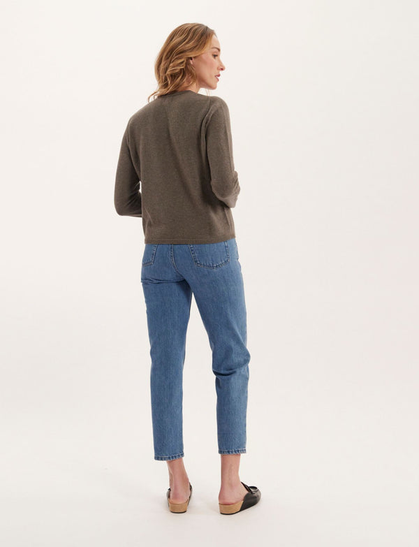 Ines De La Fressange Pull Angelina Laine Et Cachemire Kaki