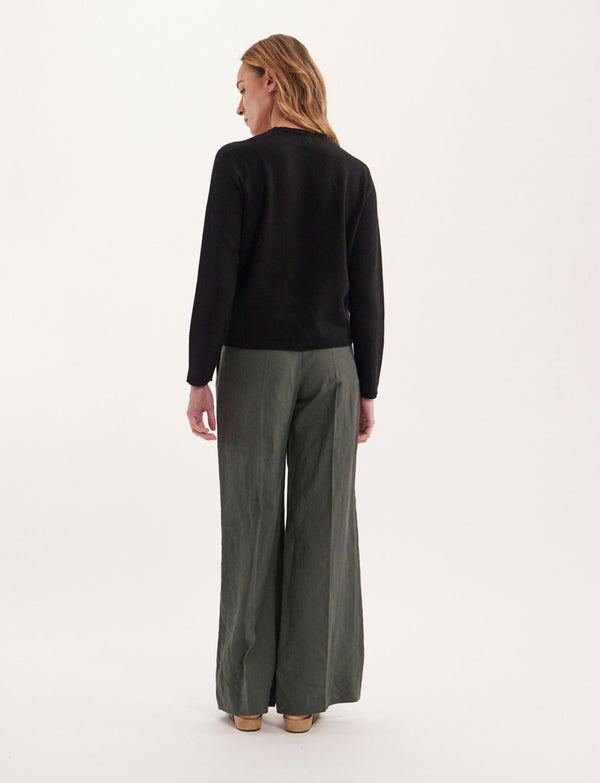 Ines De La Fressange Pull Angelina Laine Et Cachemire Noir