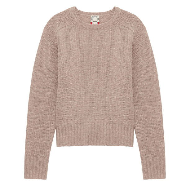 ines de la fressange Pull Arthur en laine et cachemire beige