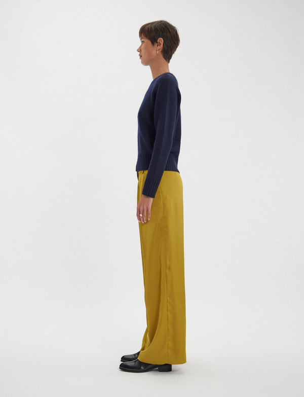 Ines De La Fressange Pull Arthur En Laine Et Cachemire Marine