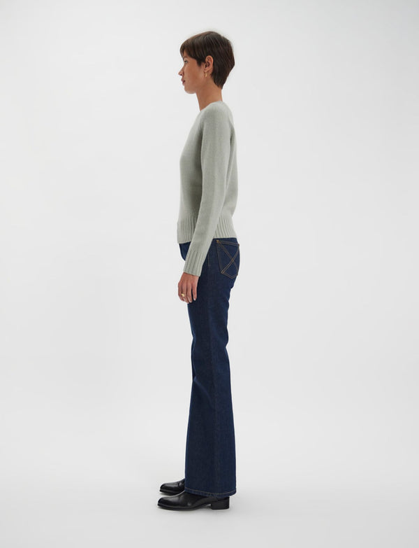 Ines De La Fressange Pull Arthur En Laine Et Cachemire Vert Amande