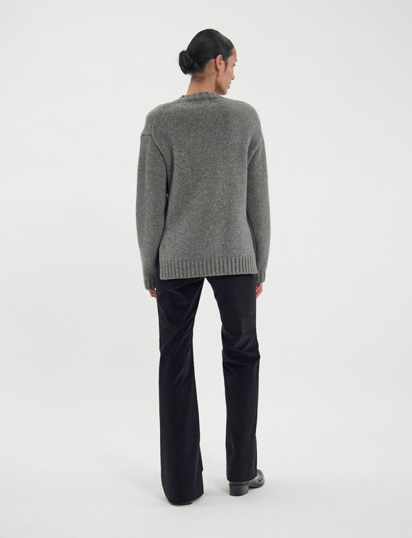 Ines De La Fressange Pull Paulin En Laine Responsable Gris