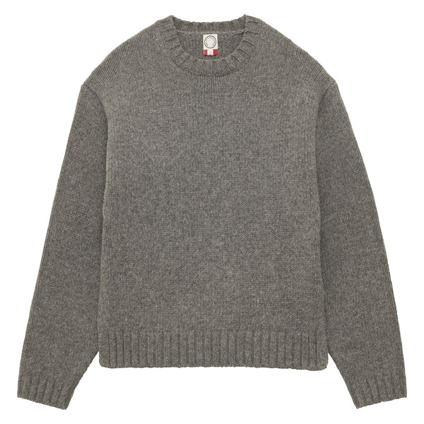 ines de la fressange Pull Paulin en laine responsable gris