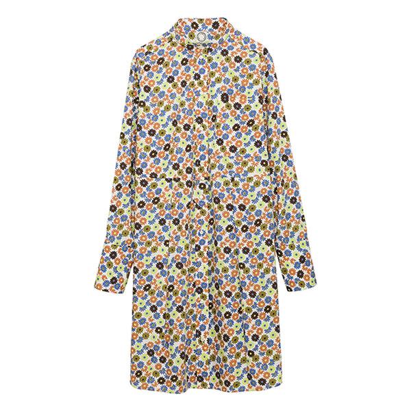 ines de la fressange Robe chemise Martina à fleurs coton