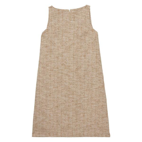 ines de la fressange Robe Madeleine en coton mélangé dorée