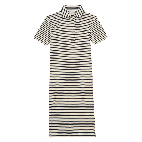 ines de la fressange Robe Romane en coton Bio marine