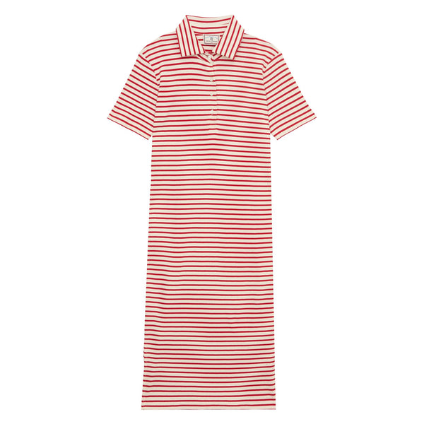 ines de la fressange Robe Romane en coton Bio rouge