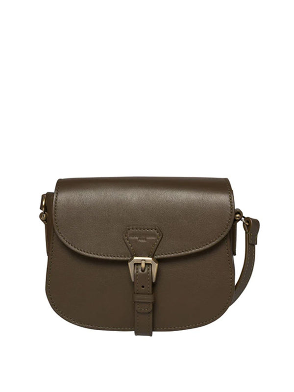 ines de la fressange Sac à main Baby Flâneur marron-taupe