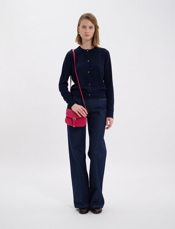 Ines De La Fressange Sac à Main Baby Flâneur Rose Passion