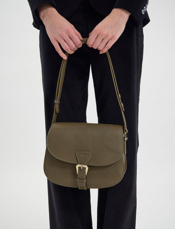 Ines De La Fressange Sac à Main Flâneur Marron-taupe