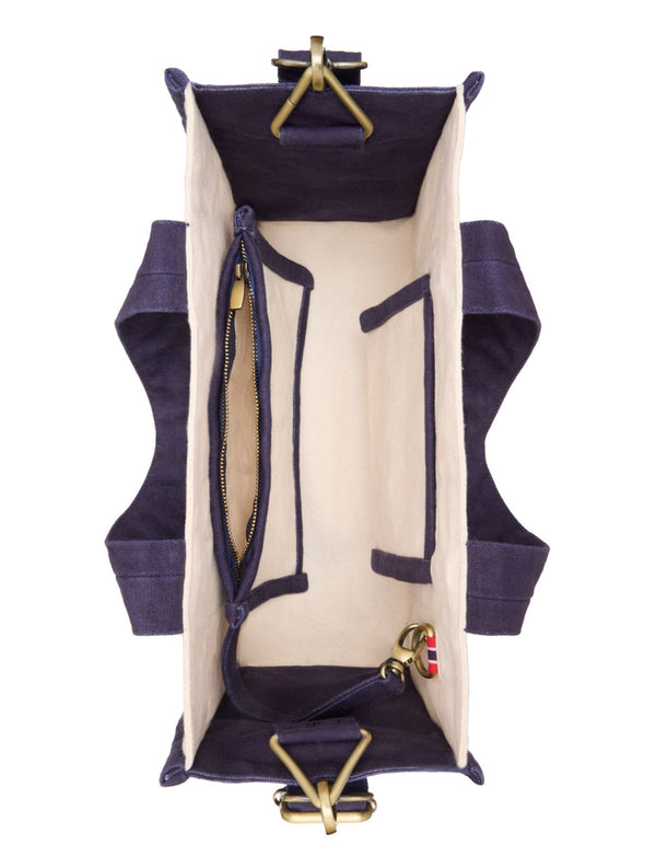 Ines De La Fressange Sac Cabas Alicia Marine Taille S