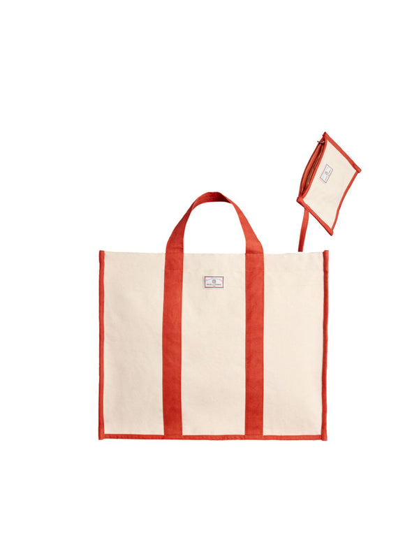 Ines De La Fressange Sac Cabas Alicia Rouge Taille L