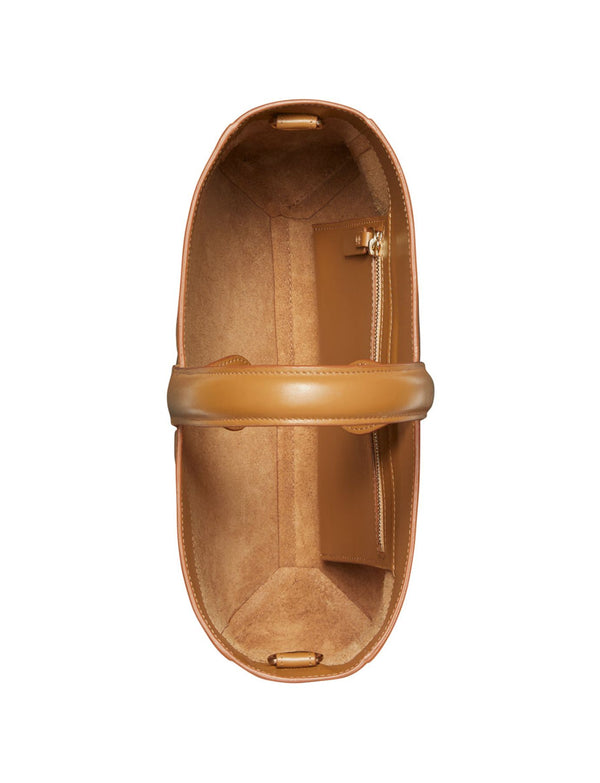 Ines De La Fressange Sac Cabas Cuir Léonore Petit Format Camel