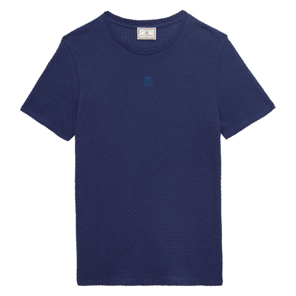 ines de la fressange T-shirt Paul en coton marine à rayures