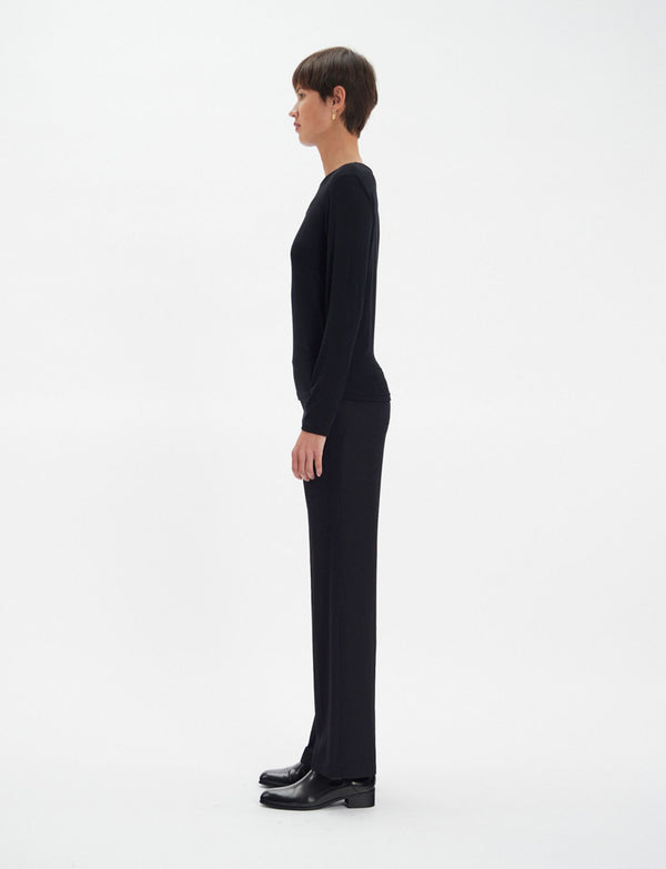 Ines De La Fressange Tee Shirt Manches Longues Cindy Noir