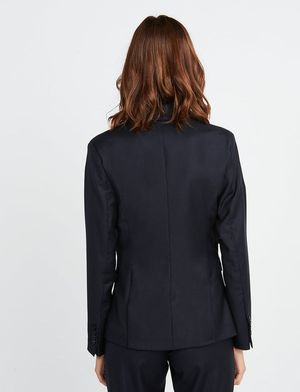 Ines De La Fressange Veste Maurice Laine Bleu Marine