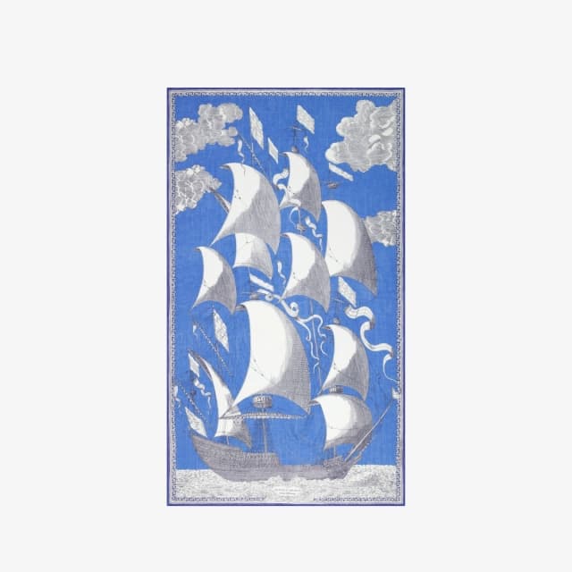 Inouï Editions Écharpe 100 - Des Rives Et Des Reves - Bleu
