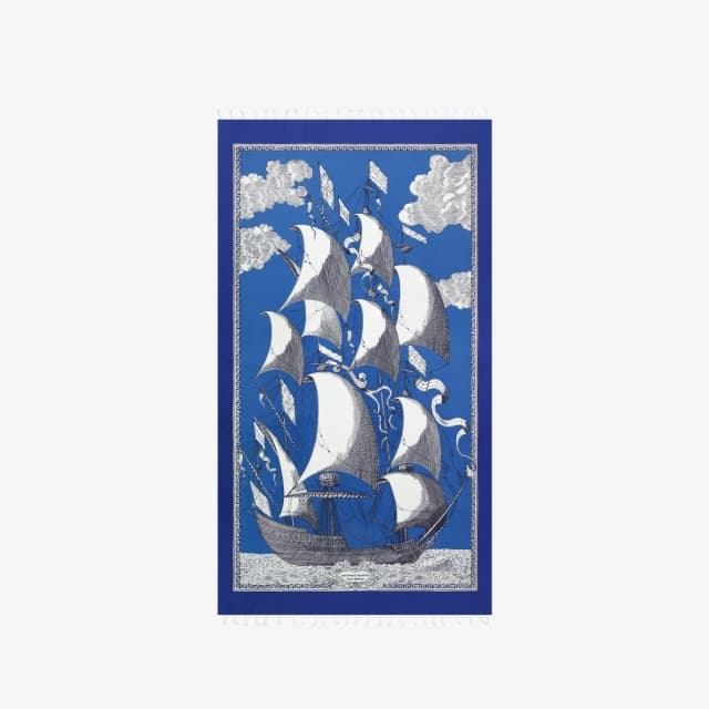 Inouï Editions Fouta 100 - Des Rives Et Des Reves - Bleu