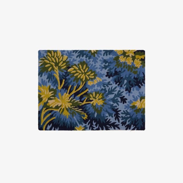 Inouï Editions Housse De Coussin 40 - Fontainebleau - Bleu Canard