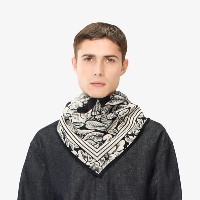 inouï editions Carré 100 - Panthere - Noir