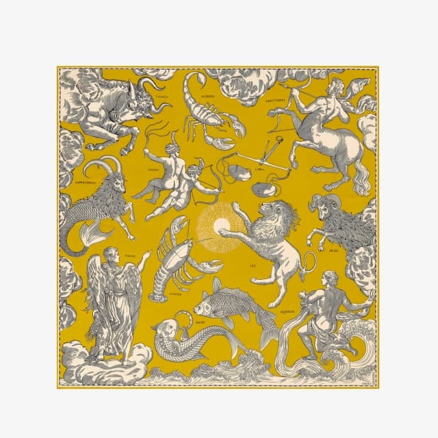 Inouï Editions Carré 130 - Astrologie - Jaune