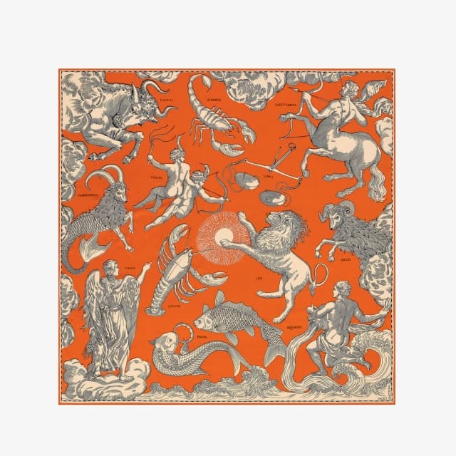 Inouï Editions Carré 130 - Astrologie - Orange