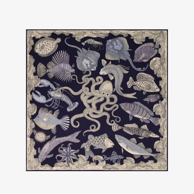 Inouï Editions Carré 130 - Poseidon - Bleu