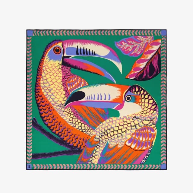 Inouï Editions Carré 130 - Toucan - Vert