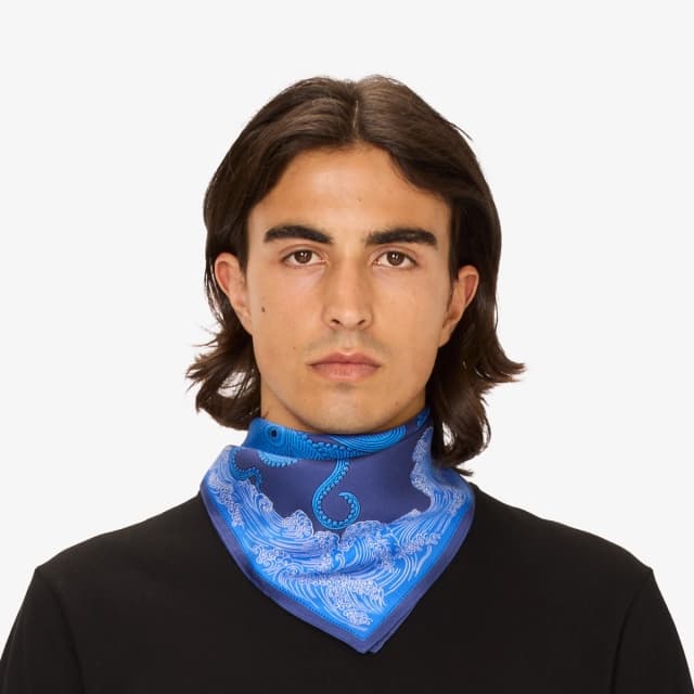 inouï editions Carré 45 - Poseidon - Azur