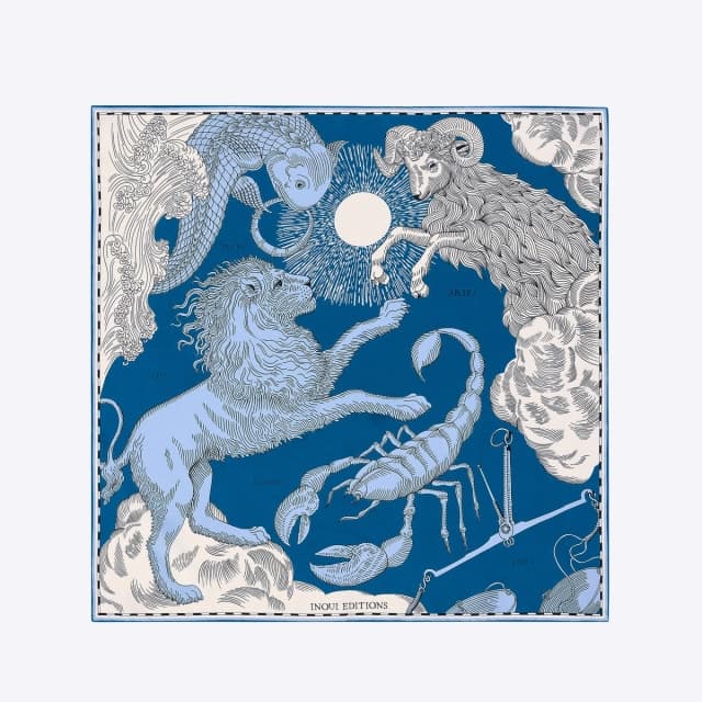 Inouï Editions Carré 65 - Astro Aries - Bleu