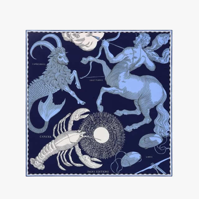 Inouï Editions Carré 65 - Astro Cancer - Bleu