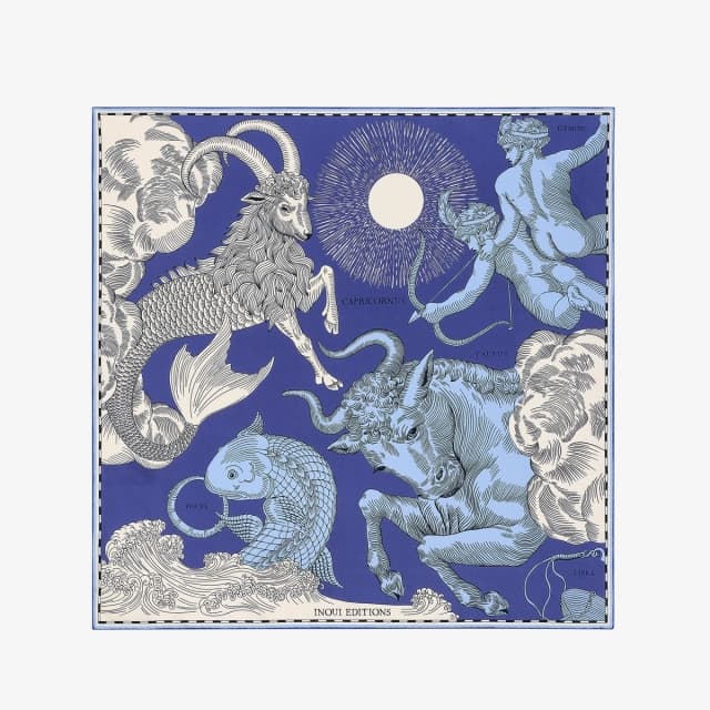 Inouï Editions Carré 65 - Astro Capricornus - Bleu