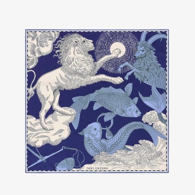 Inouï Editions Carré 65 - Astro Leo - Bleu