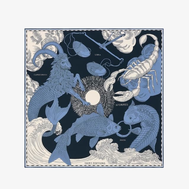 Inouï Editions Carré 65 - Astro Scorpius - Bleu