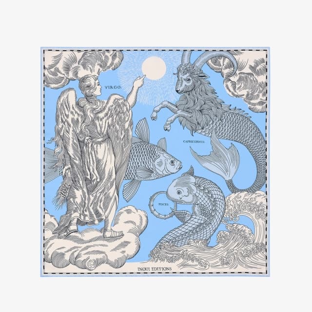 Inouï Editions Carré 65 - Astro Virgo - Bleu