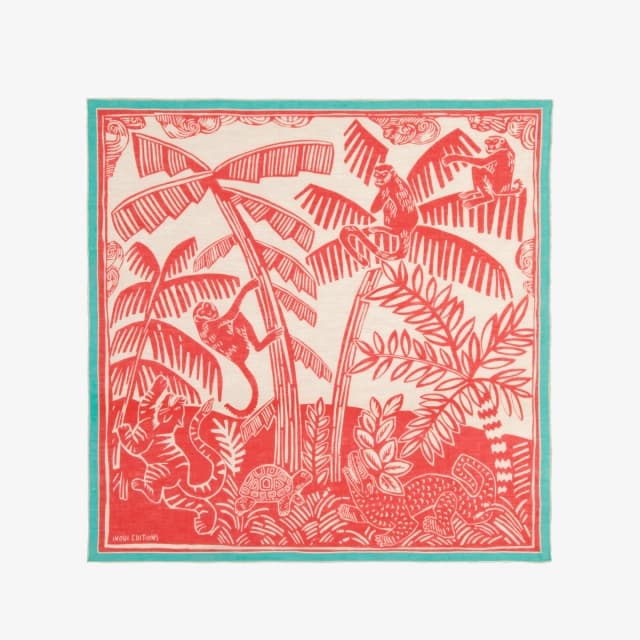 Inouï Editions Carré 65 - Jungle - Rouge