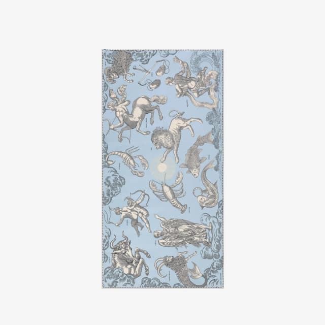 Inouï Editions Écharpe 100 - Astrologie - Bleu Clair